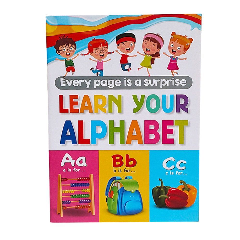 Kids Cartoon Coloring Book with Stickers