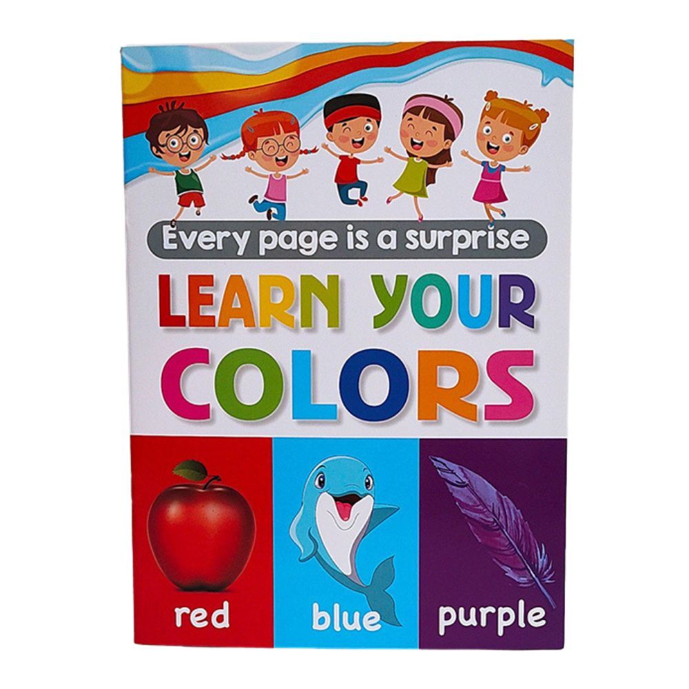 Kids Cartoon Coloring Book with Stickers