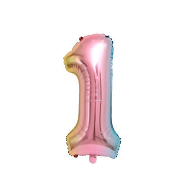 32-Inch Number Foil Balloons for Birthday and Party Decorations