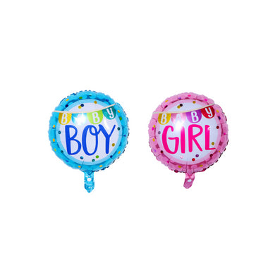 Gender Reveal Foil Balloons Baby Shower Party Decorations