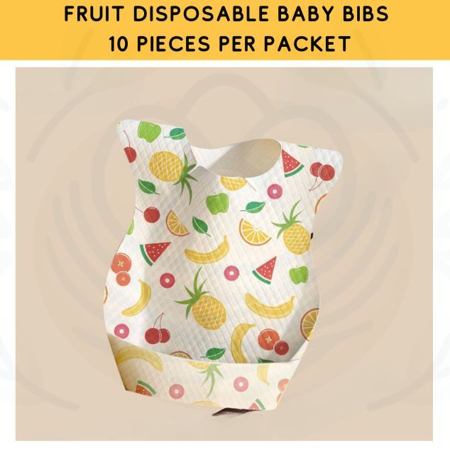 10pcs Disposable Baby Bibs & Food Mats & Drool Bibs
