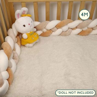 Thick 4-Strand Baby Crib Bumper