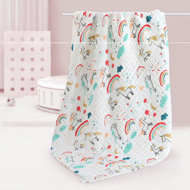 4-Layer Cotton Baby Blanket Towel