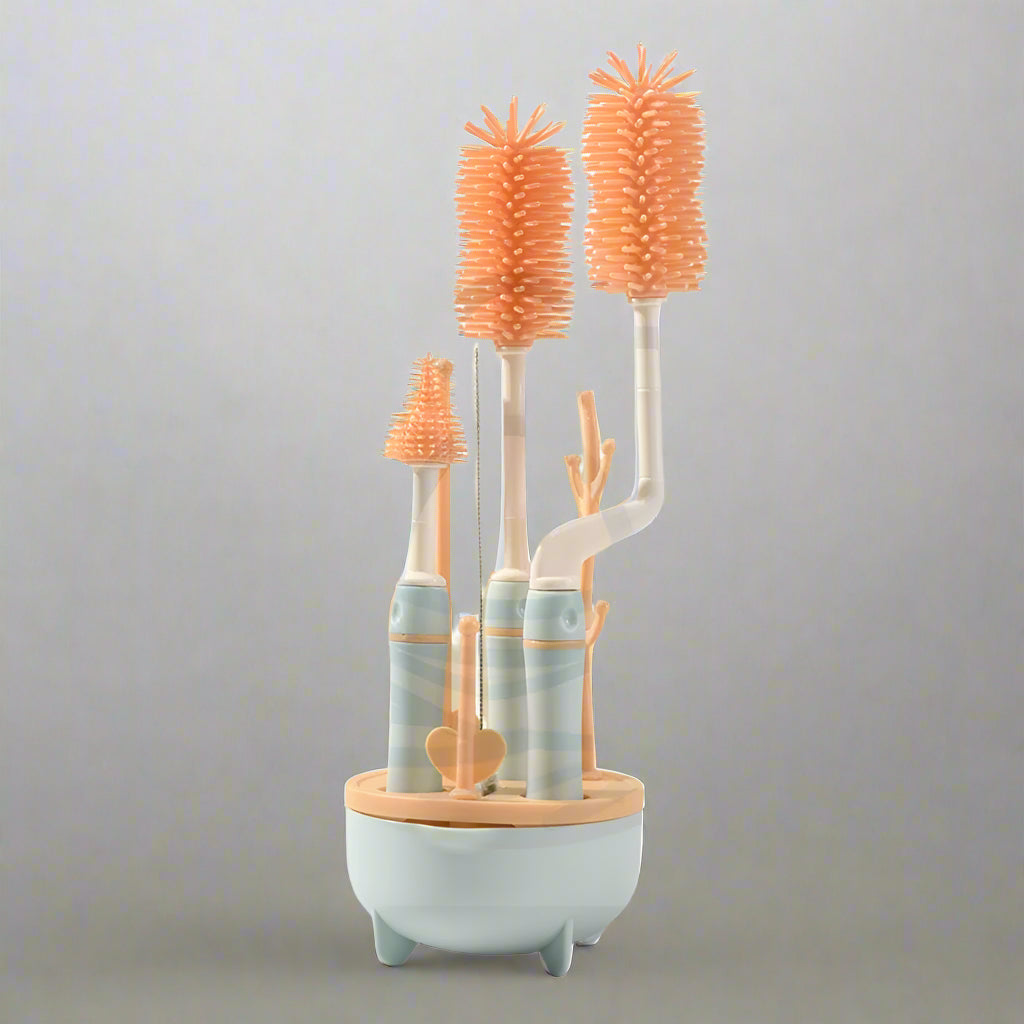 Portable Bottle Brush Set