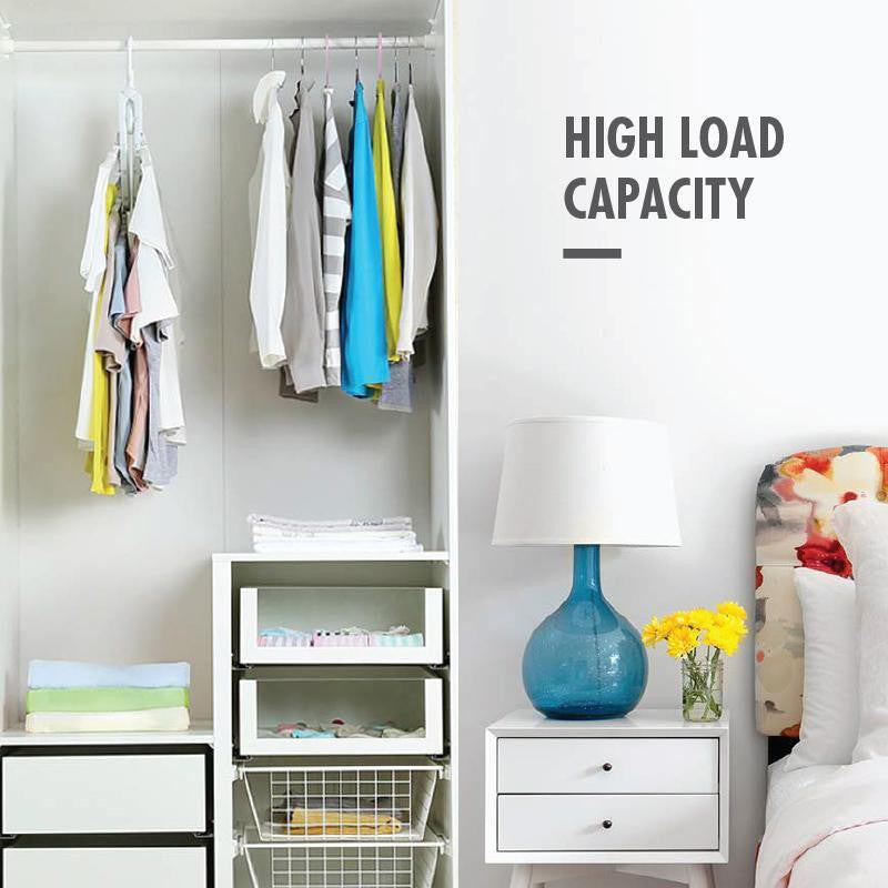 8-In-1 Magic Hanger Clothes Drying Rack Organizer