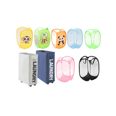 Collapsible Laundry Basket Foldable Mesh Clothes Storage Organizer