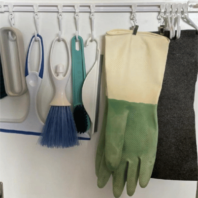 Non Drilling Cabinet Hooks Multi Functional Kitchen Sliding S Hooks Adhesive Organizer