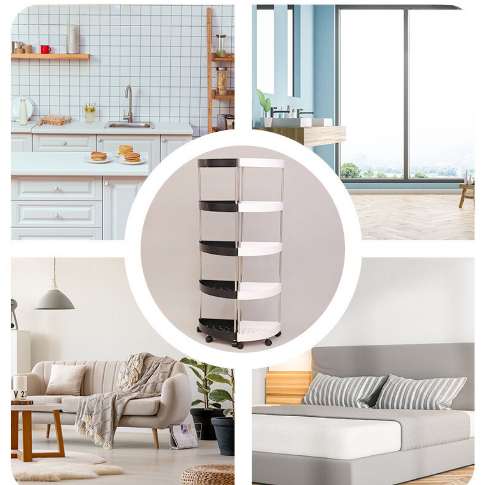 No-Drill Bathroom Towel Rack & Storage Shelf