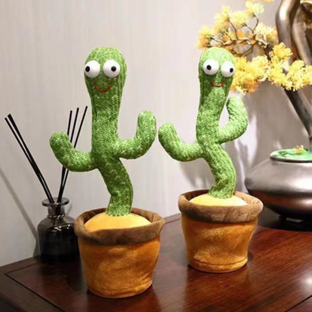 TikTok Famous Dancing Cactus Toy, Singing & Twisting, Talking Funny Children's Toy for Boys/Girls