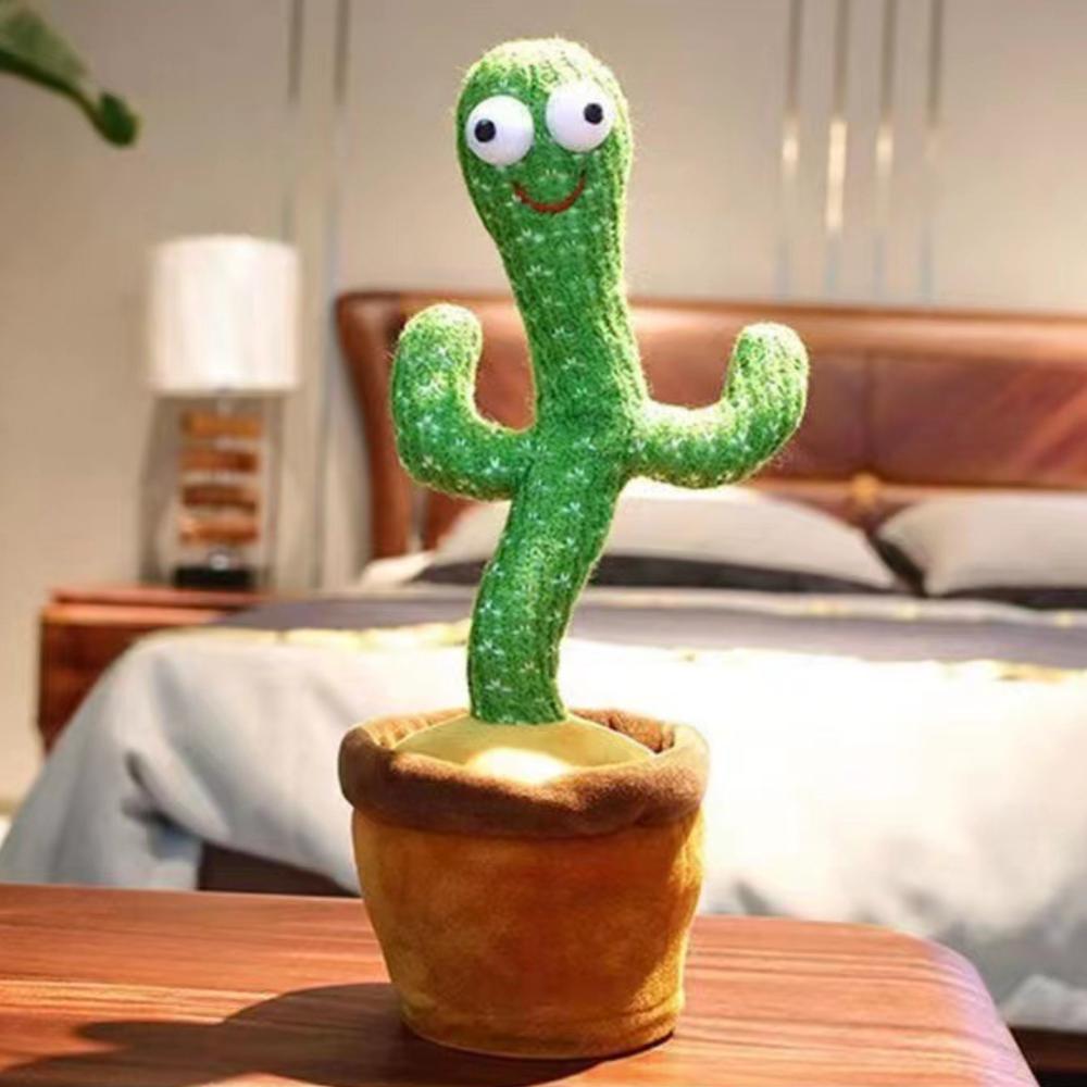 TikTok Famous Dancing Cactus Toy, Singing & Twisting, Talking Funny Children's Toy for Boys/Girls