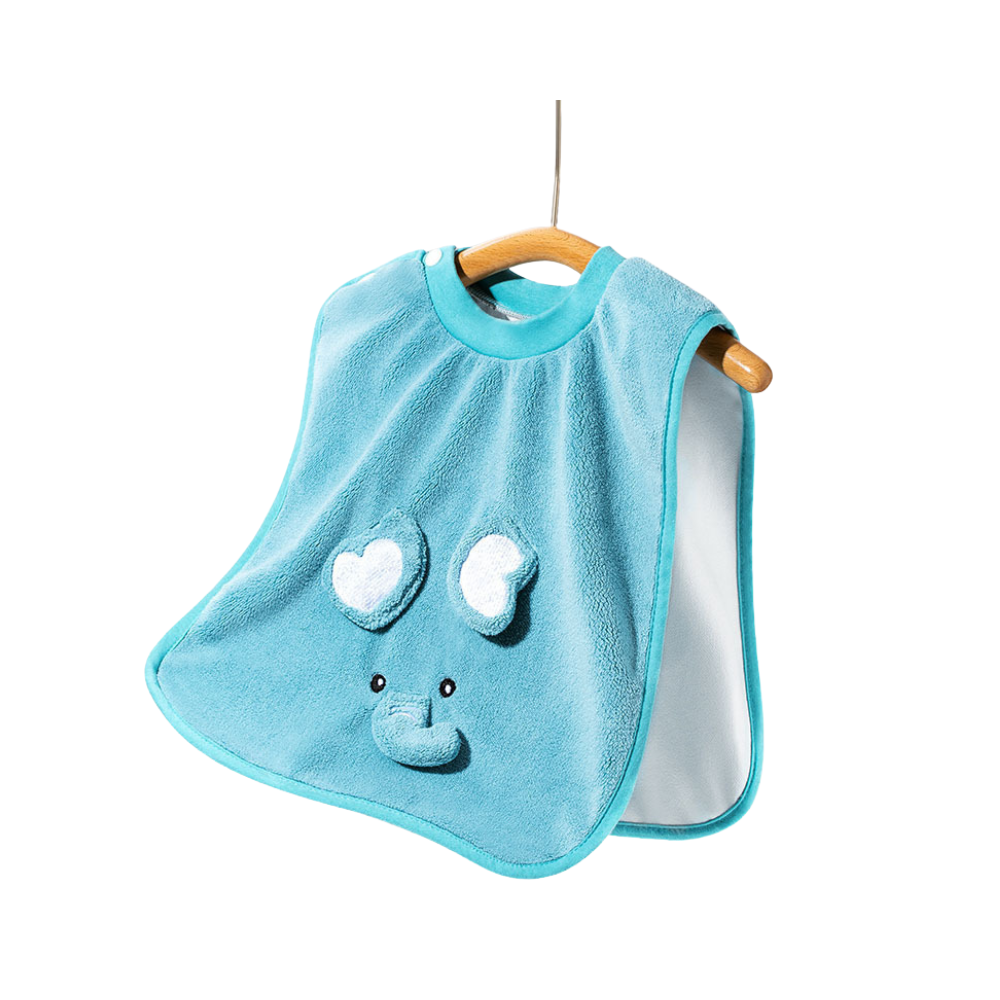 Baby Washcloth & Waterproof Baby Bib and Face Towel