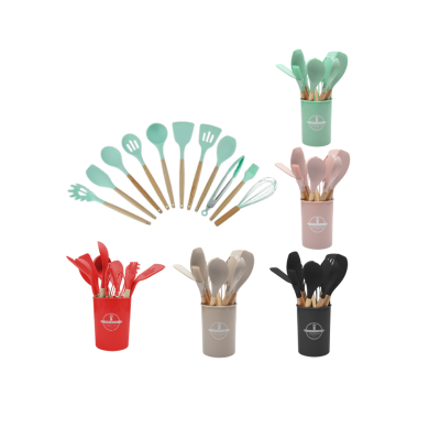11pcs Silicone Kitchenware Cooking Utensils Set