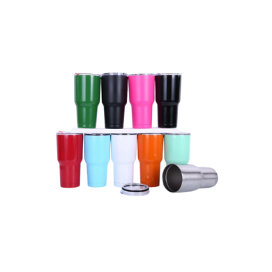 Insulated Tumbler Mug & Stainless Steel Cup Bundle