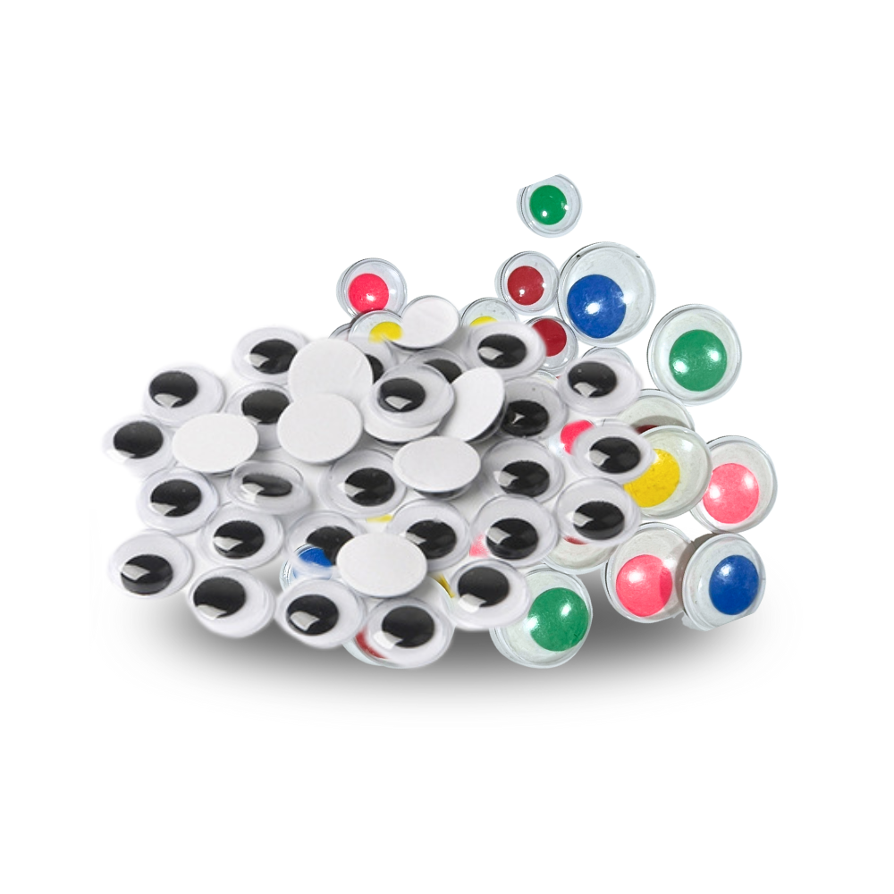 Googly Moving Eyes Stickers for DIY Crafts