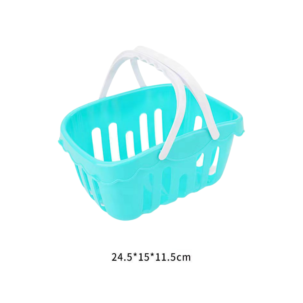 Kids Pretend Play Kitchen Toy Fruit & Vegetable Cutting Playset