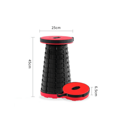 Collapsible Foldable Outdoor Stool Portable Camping Seat Lightweight Travel Chair