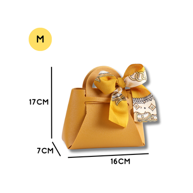DIY Foldable Handbag Party Wedding Gift Bag Ribbon Bag Scarf