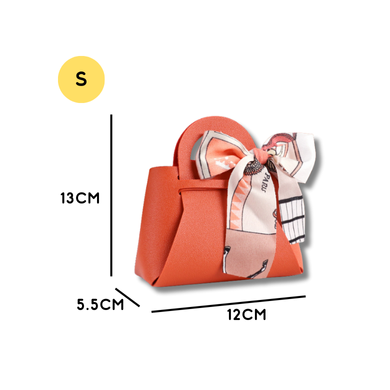 DIY Foldable Handbag Party Wedding Gift Bag Ribbon Bag Scarf