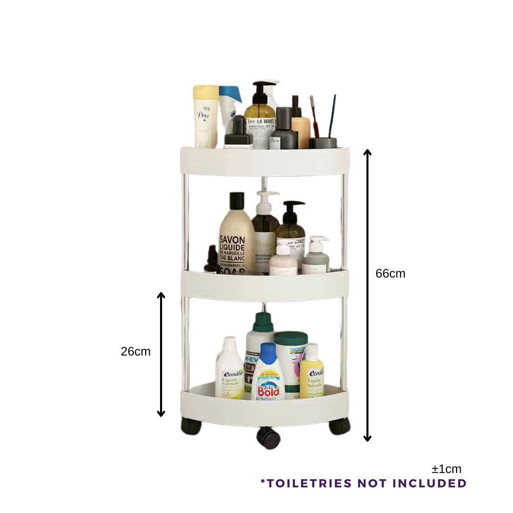 No-Drill Bathroom Towel Rack & Storage Shelf