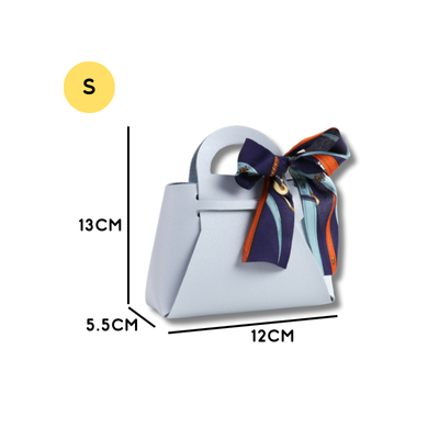 DIY Foldable Handbag Party Wedding Gift Bag Ribbon Bag Scarf