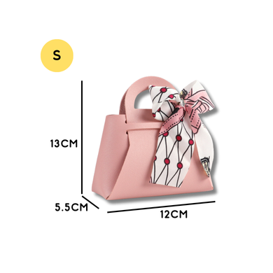 DIY Foldable Handbag Party Wedding Gift Bag Ribbon Bag Scarf
