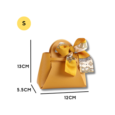 DIY Foldable Handbag Party Wedding Gift Bag Ribbon Bag Scarf