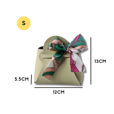 DIY Foldable Handbag Party Wedding Gift Bag Ribbon Bag Scarf