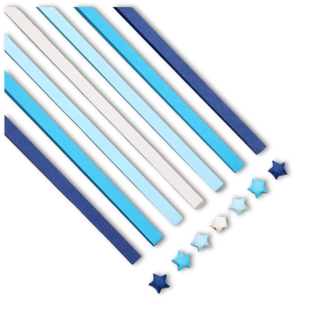 Origami Star Paper Strips