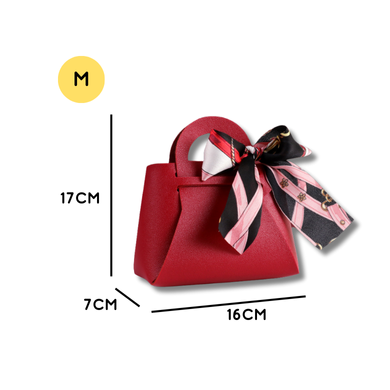 DIY Foldable Handbag Party Wedding Gift Bag Ribbon Bag Scarf