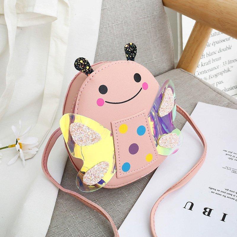 2024 Trendy Children's Bee Crossbody Bag - Cute Cartoon Shoulder & Coin Bag for Girls