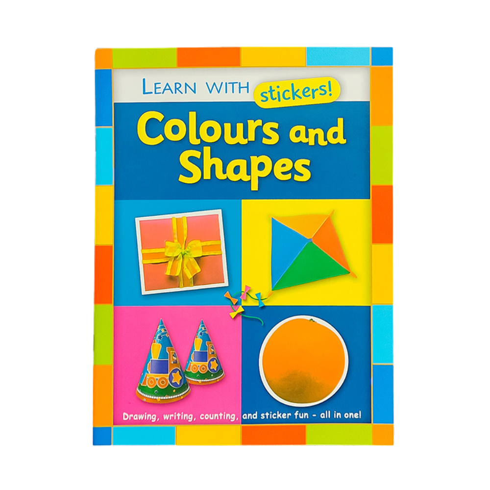 Kids Cartoon Coloring Book with Stickers