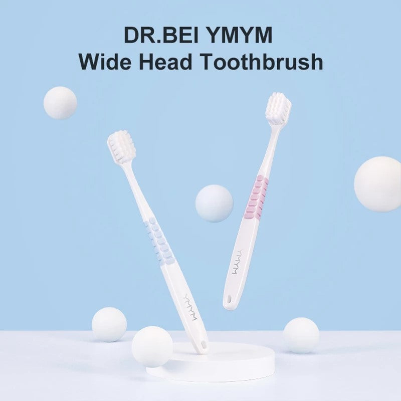 DR·BEI YMYM Toothbrushes Adult Wide Head Ultra-soft Toothbrush Charcoal Nano Tooth Brushes Dental Personal Care Xiaomi Y - Wistech Singapore