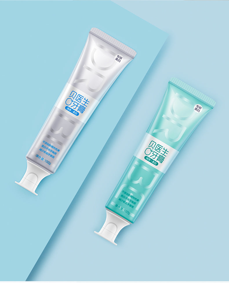 DR.BEI 0+ Whitening Toothpaste, 100g Xiaomi Youpin DR·BEI 0+ Whitening Toothpaste Pearly White for a Wide and Confident Smile Safe and Effective - Wistech Singapore