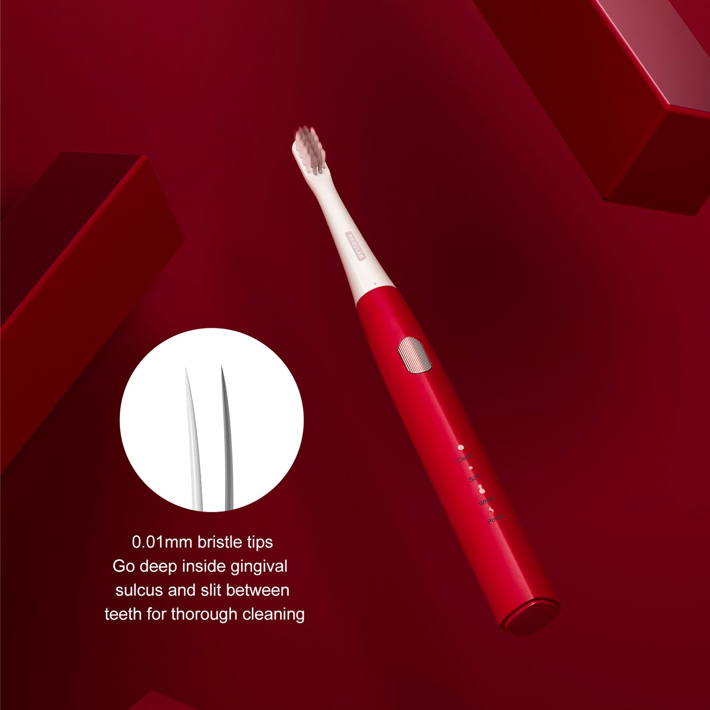 Xiaomi DR.BEI GY1 Sonic Rechargeable Electric Toothbrush With 2 Brush Heads Adult Soft Bristle Whitening Tooth Brush - Wistech Singapore