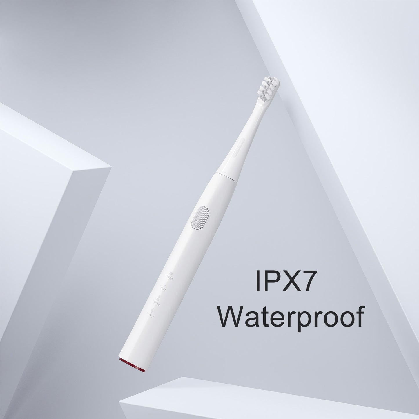 Xiaomi DR.BEI White GY1 Sonic Rechargeable Electric Toothbrush With 2 Brush Heads Adult Soft Bristle Whitening Tooth Bru - Wistech Singapore