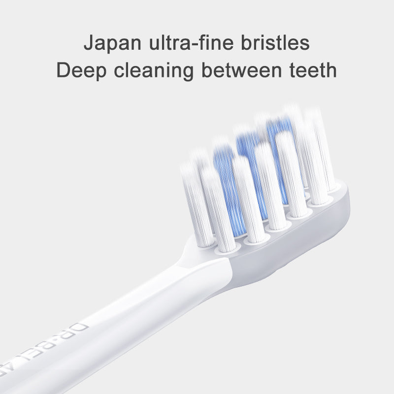 Xiaomi DR·BEI 4D Ultrasonic Electric Toothbrush Replacement Head for S7 Oral Care Teeth Cleaning Brush Head 2pcs - Wistech Singapore