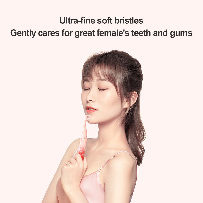 Xiaomi Dr.Bei Sonic Electric Toothbrush Head Q3 (Lipstick) 2pcs - Wistech Singapore