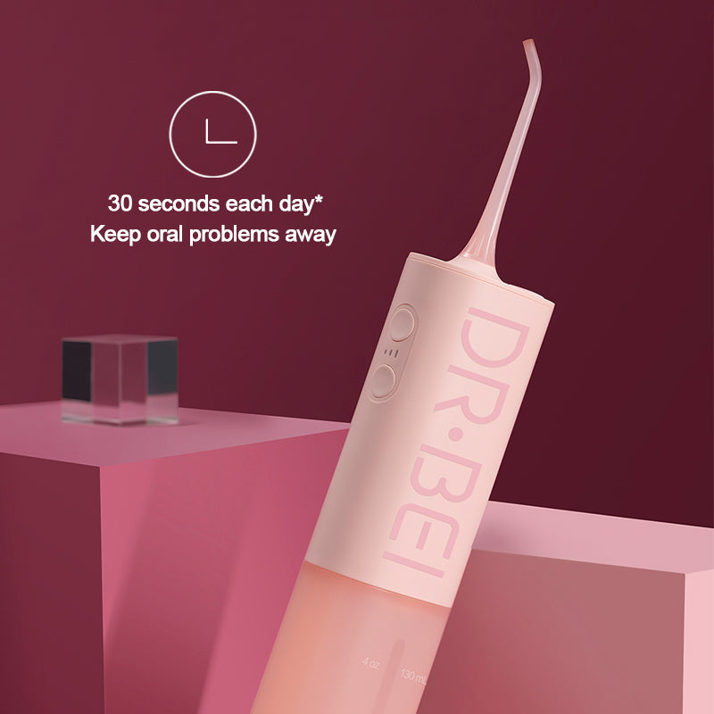Xiaomi DR·BEI Cordless Oral Irrigator Dental Portable Water Jet Flosser USB Rechargeable IPX7 Irrigator for Cleaning - Wistech Singapore