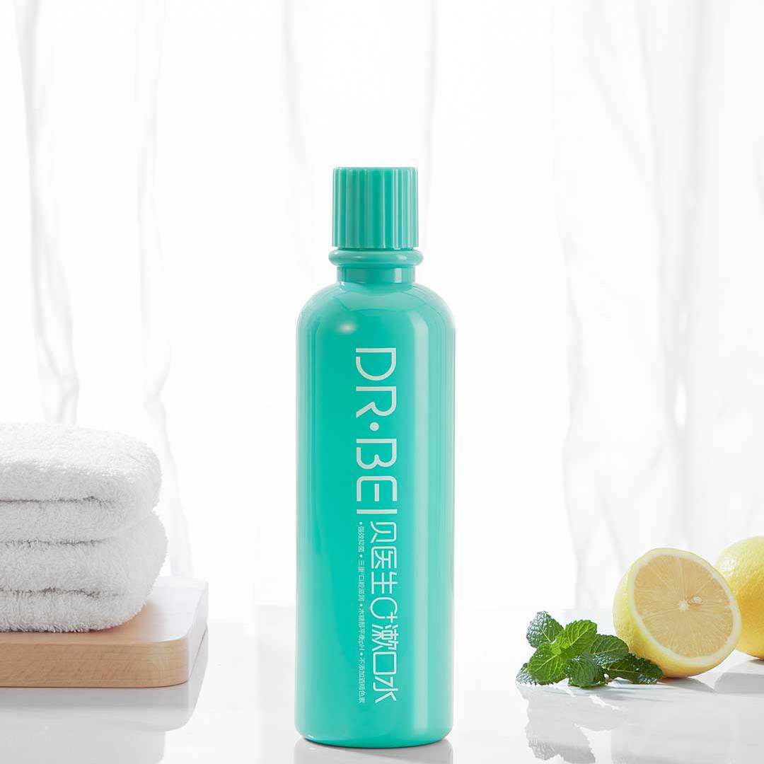 DR.BEI 0+ Mouthwash, 600ml Xiaomi Youpin DR·BEI 0+ 600ml Large Capacity Mouthwash Bamboo Fibre for Refreshing and Clean Breath - Wistech Singapore