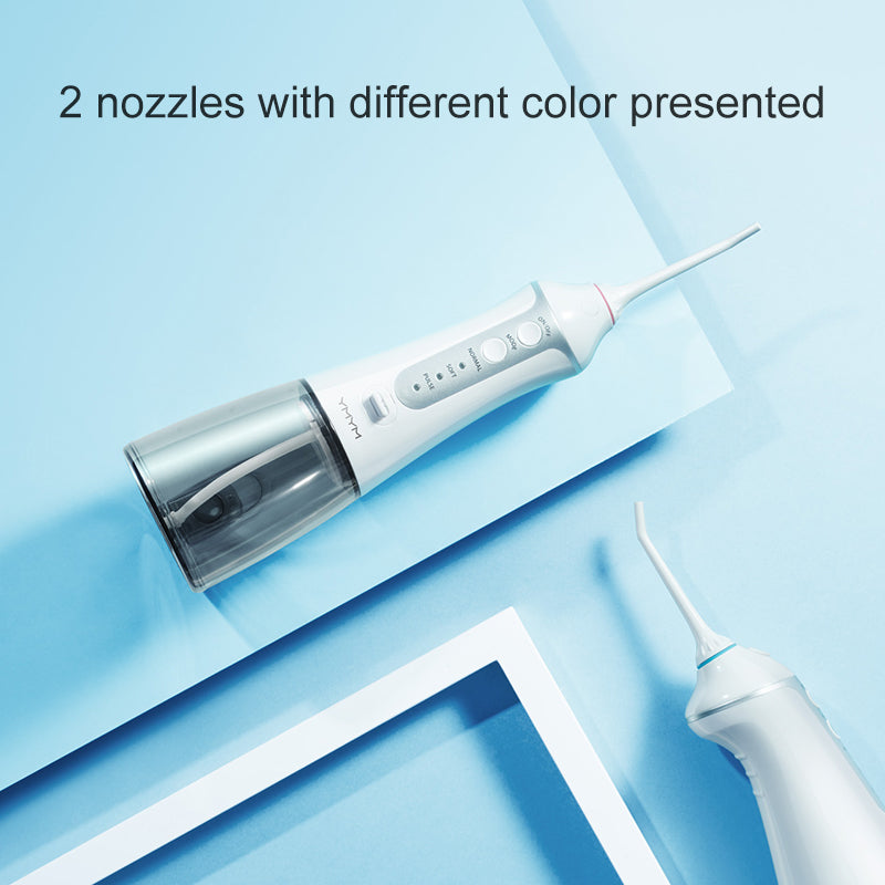 Xiaomi DR·BEI YMYM Water Flosser YF3 Oral Irrigator USB Rechargeable Portable Dental Water Jet 300ML Water Tank Waterproof Cleane - Wistech Singapore