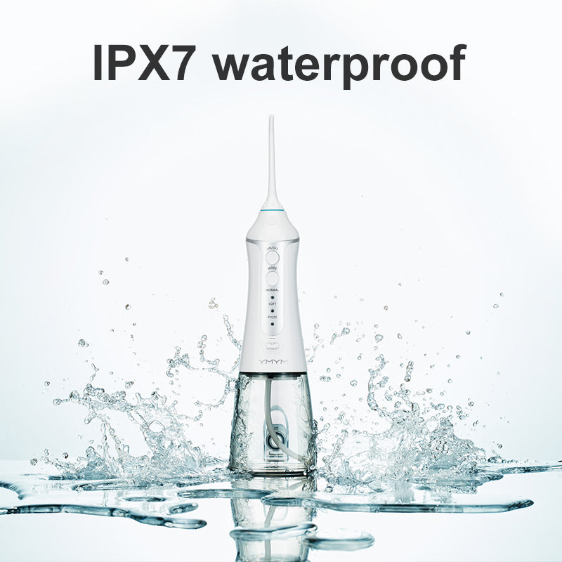 Xiaomi DR·BEI YMYM Water Flosser YF3 Oral Irrigator USB Rechargeable Portable Dental Water Jet 300ML Water Tank Waterproof Cleane - Wistech Singapore