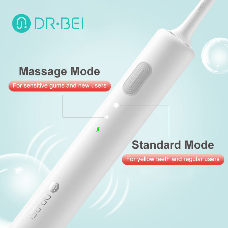 Xiaomi Dr.Bei Sonic Electric Toothbrush (Blue & Pink & White ) Suitable for both Adults/Children/Kids - Wistech Singapore