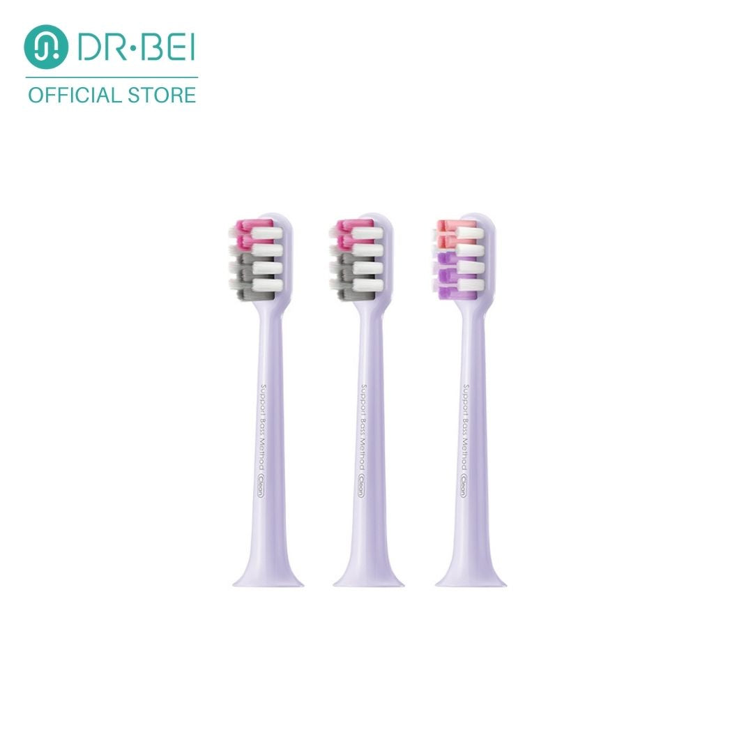 DR.BEI Violet Gold Toothbrush Head