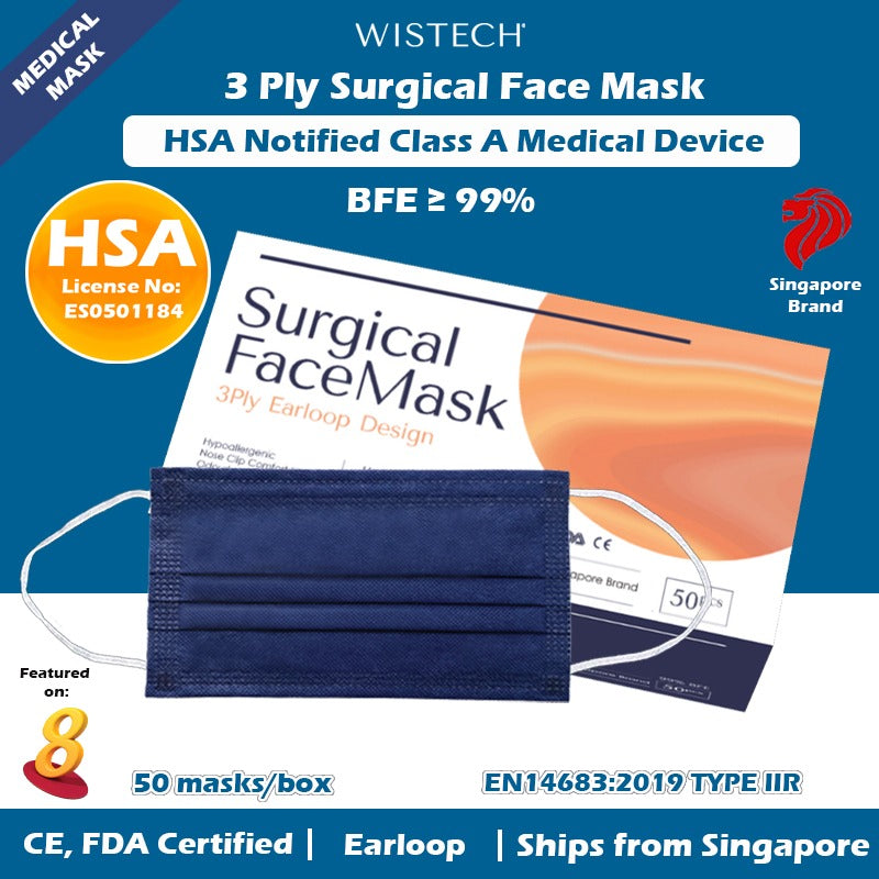 Denim Inspired Wistech 3-Ply Surgical Face Mask