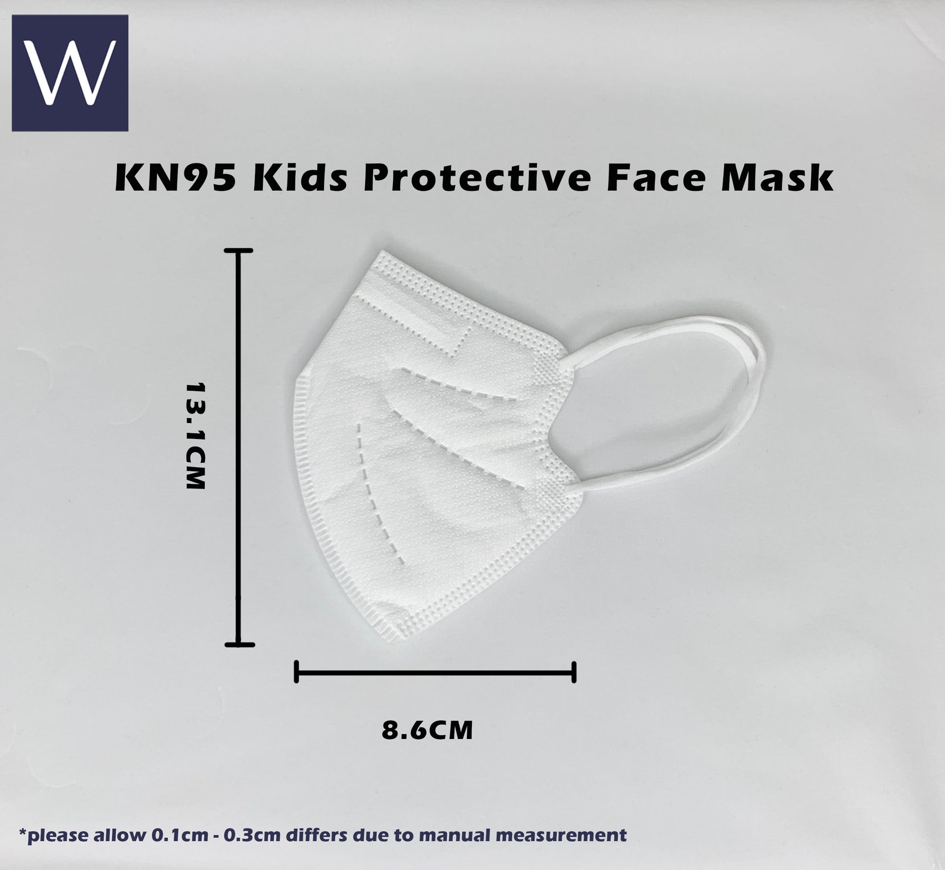 measurementKN95kidsmask