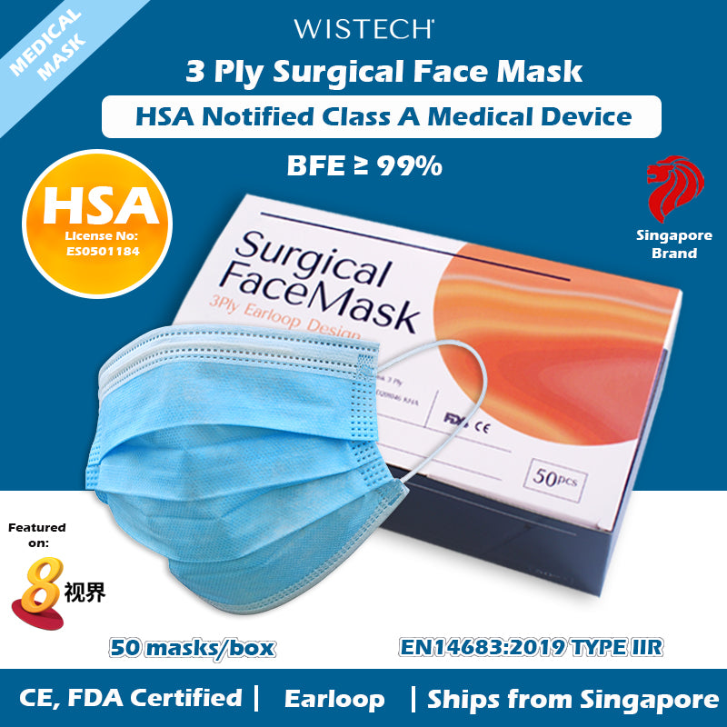 surgical blue mask