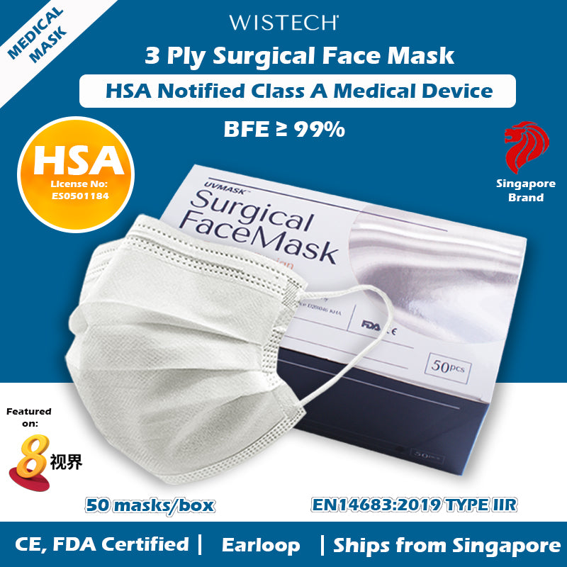 surgical white mask