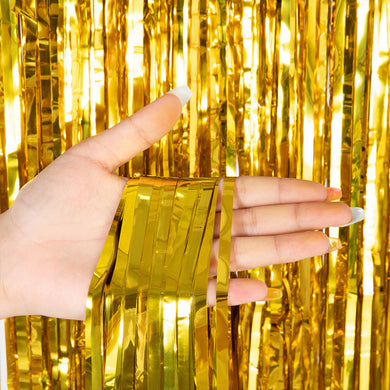 Big Shiny Macaron Foil Curtain Backdrop