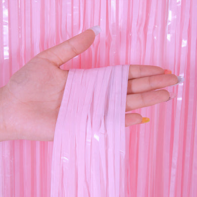 Big Shiny Macaron Foil Curtain Backdrop