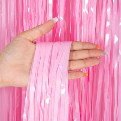 Big Shiny Macaron Foil Curtain Backdrop
